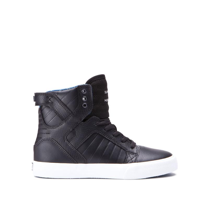 Zapatillas Altas Supra Argentina Niños - SKYTOP Negras (AGEVS-7360)